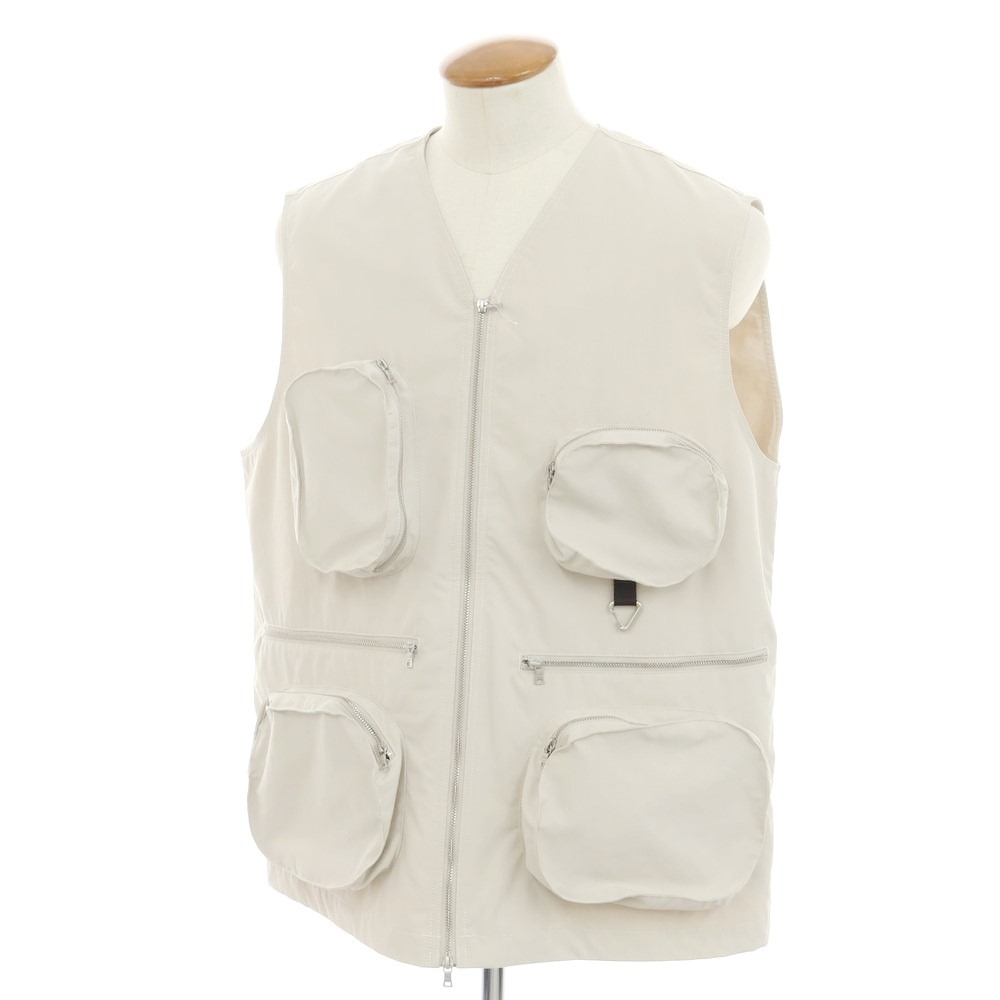 【中古】ザ ダファー アンド ネフューズ The DUFFER N NEPHEWS 2025年春夏 ワイドシルエット ジレ ベスト ライトサンドベージュ【サイズM】【BEI】【S/S】【状態ランクA】【メンズ】【749290】[BPD]