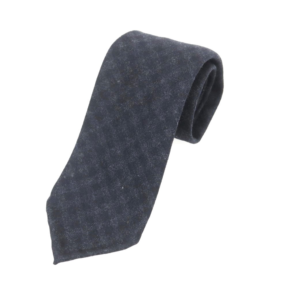 【中古】イージーカペッリ E.G.CAPPELLI ウール チェック柄ネクタイ ブラックxチャコールグレー【BLK】【A/W】【状態ランクA】【メンズ】【749286】[EPD] 4,752円