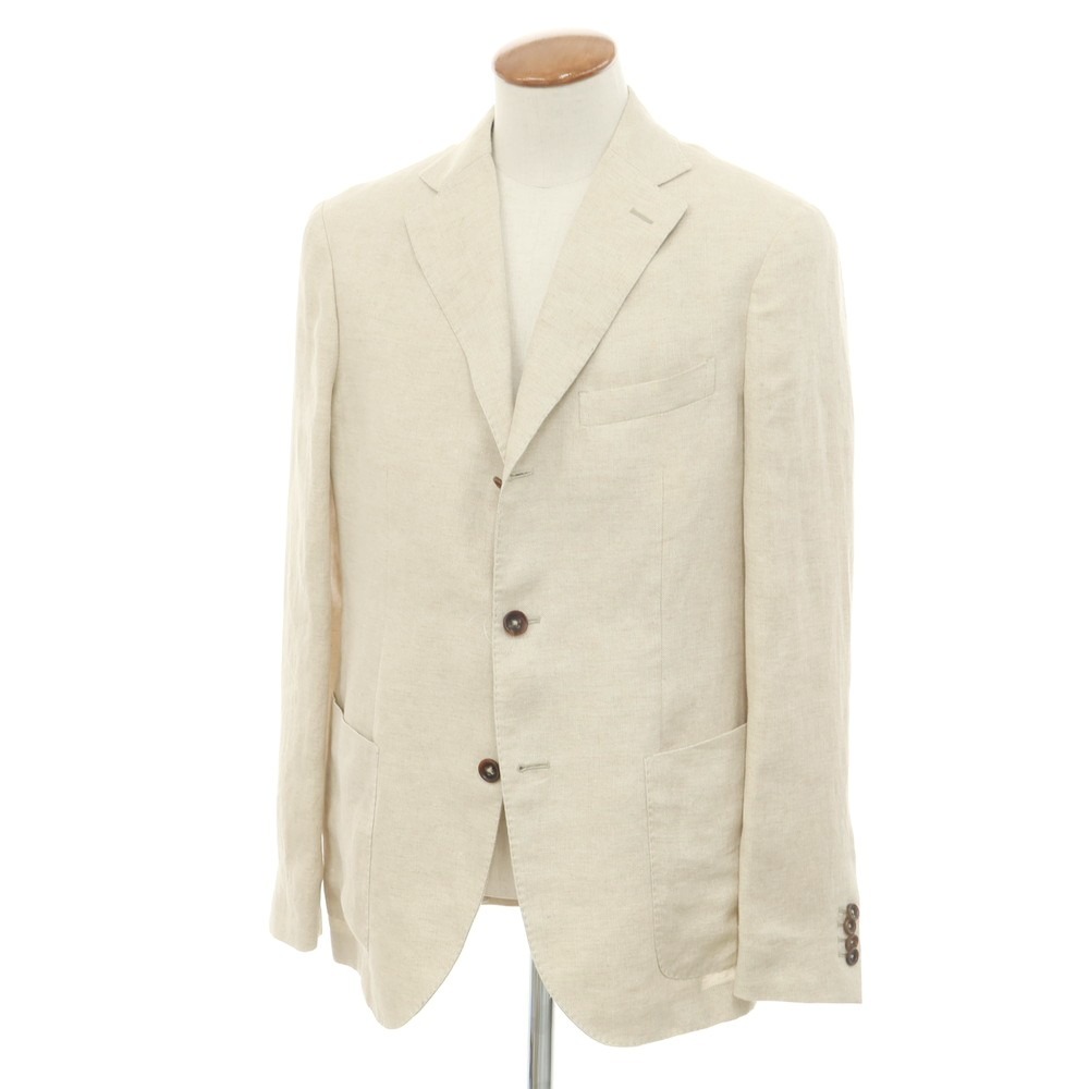 【SALE10%OFF/返品不可】【新品】モンテドーロ Montedoro リネン カジュアルジャケット ベージュ【サイズ48】【BEI】【S/S】【状態ランクN】【メンズ】【749284】[CPD]｜リタリオリブロ