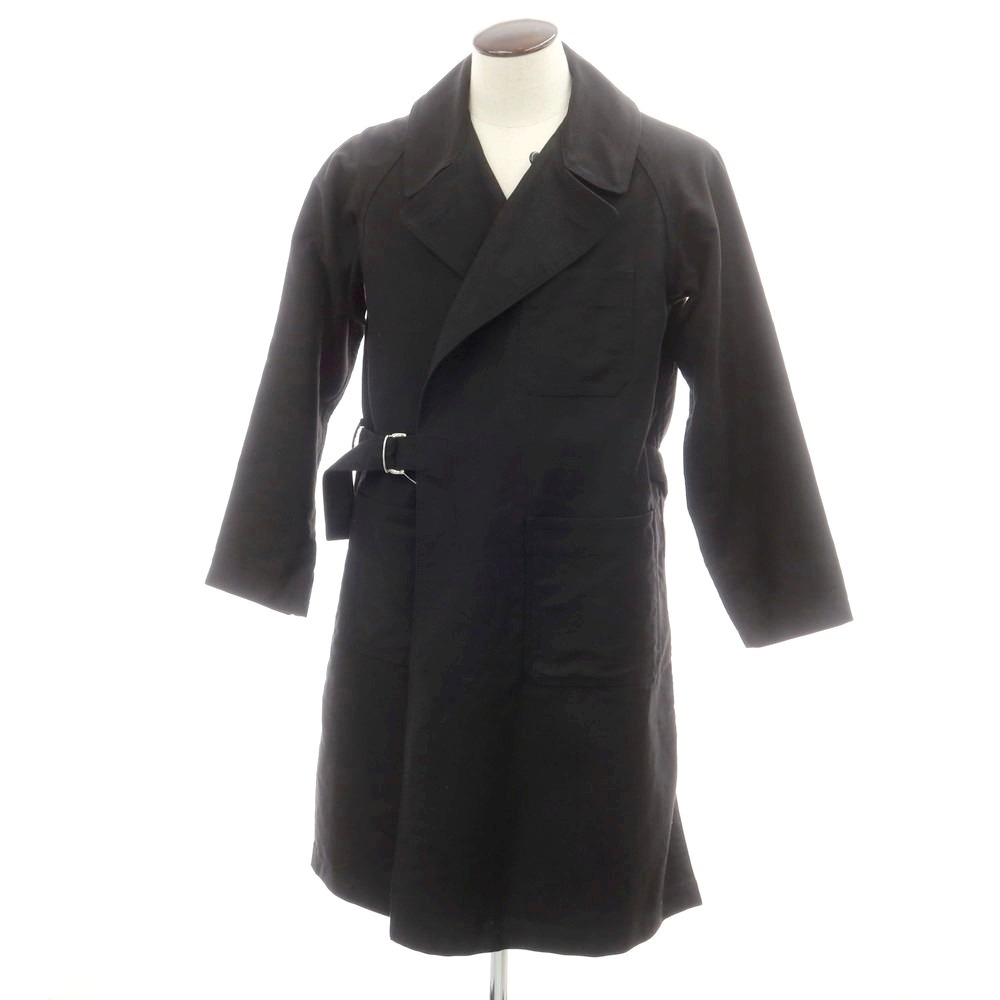 【中古】ル サン パレイユ Le Sans Pareil コットン タイロッケンコート ブラック【サイズ40】【BLK】【S/S/A/W】【状態ランクB】【メンズ】【749280】[CPD]
