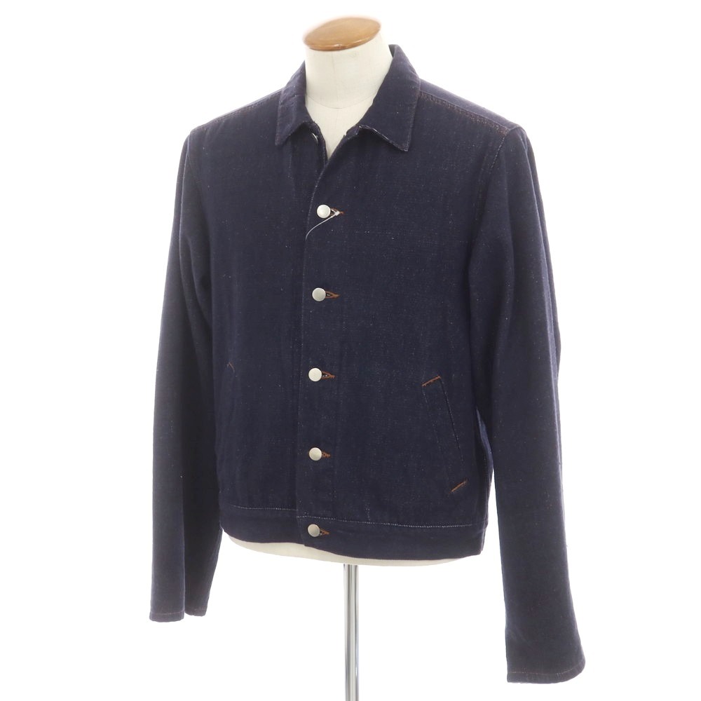 【中古】リバーバレイト REVERBERATE コットン デニムジャケット ネイビー【サイズ38】【NVY】【S/S/A/W】【状態ランクB】【メンズ】【749280】[CPD]