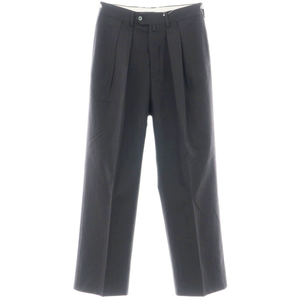 NEAT ツータックスラックス　チャコール 47 NEAT - 2025 SS | ACRMTSM ONLINE STORE