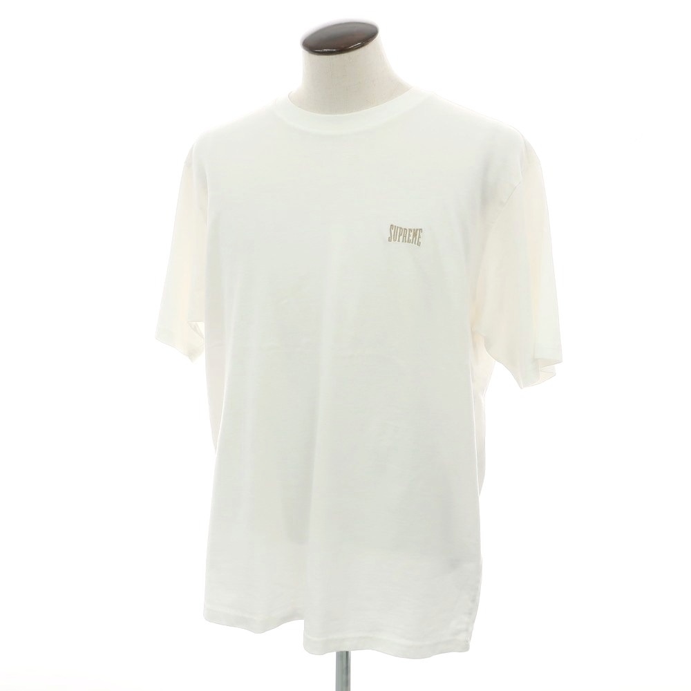 【中古】シュプリーム Supreme 2025年春夏 Warm Up Washed S/S Top 綿織物 労働者の一団のど首 半袖Ｔシャツ 白いこと【大きさXL】【WHT】【S/S】【物質の状態価値づけるA】【メンズ】【749275】[CPD]