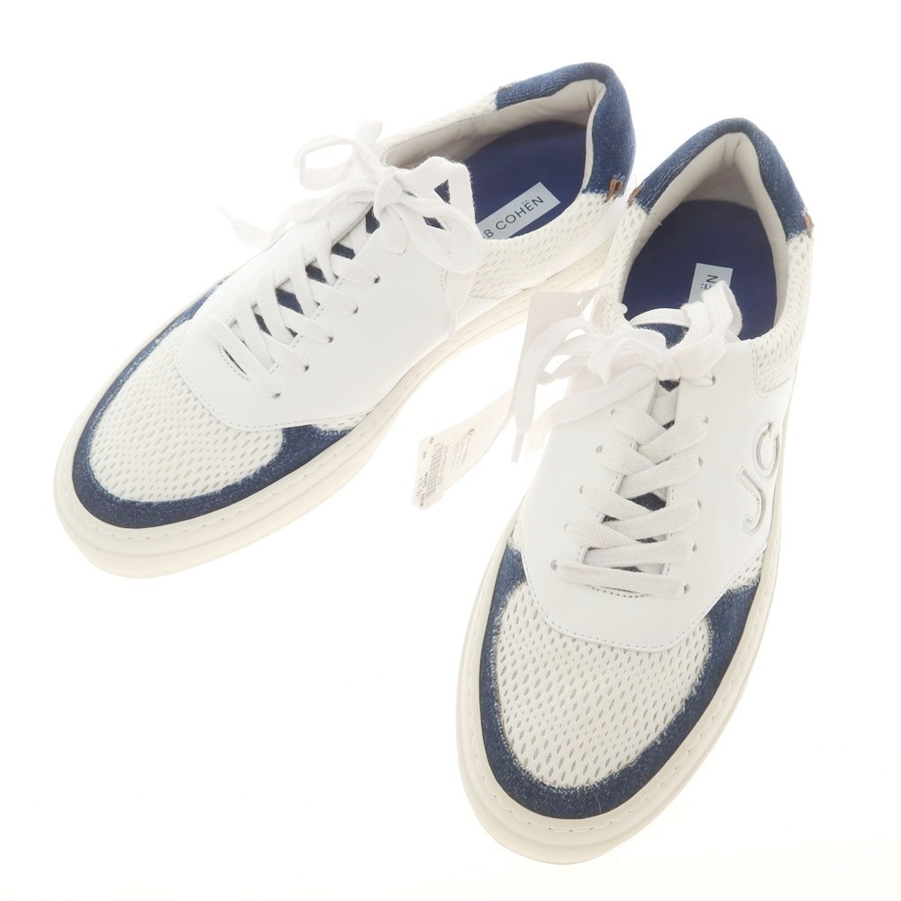 【新品アウトレット】ヤコブコーエン JACOB COHEN DREAMER スニーカー ホワイトxネイビー【サイズ41】【WHT】【S/S/A/W】【状態ランクN-】【メンズ】【749272】[CPD]