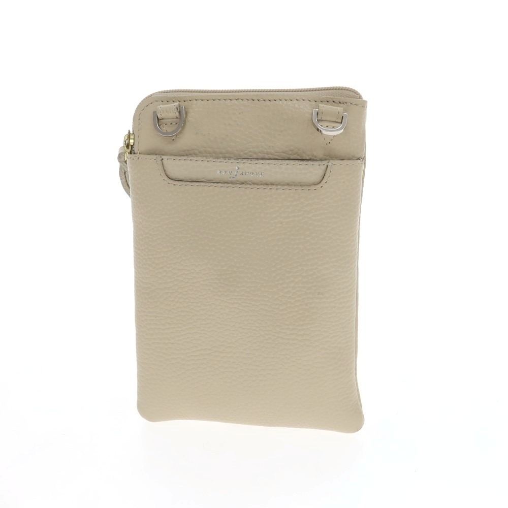 【中古】ボンジャポネ BONJAPONE スタッズ シュリンクレザー ショルダーバッグ ライトベージュ【W15xH21.5】【BEI】【S/S/A/W】【状態ランクB】【レディース】【749271】[CPD]