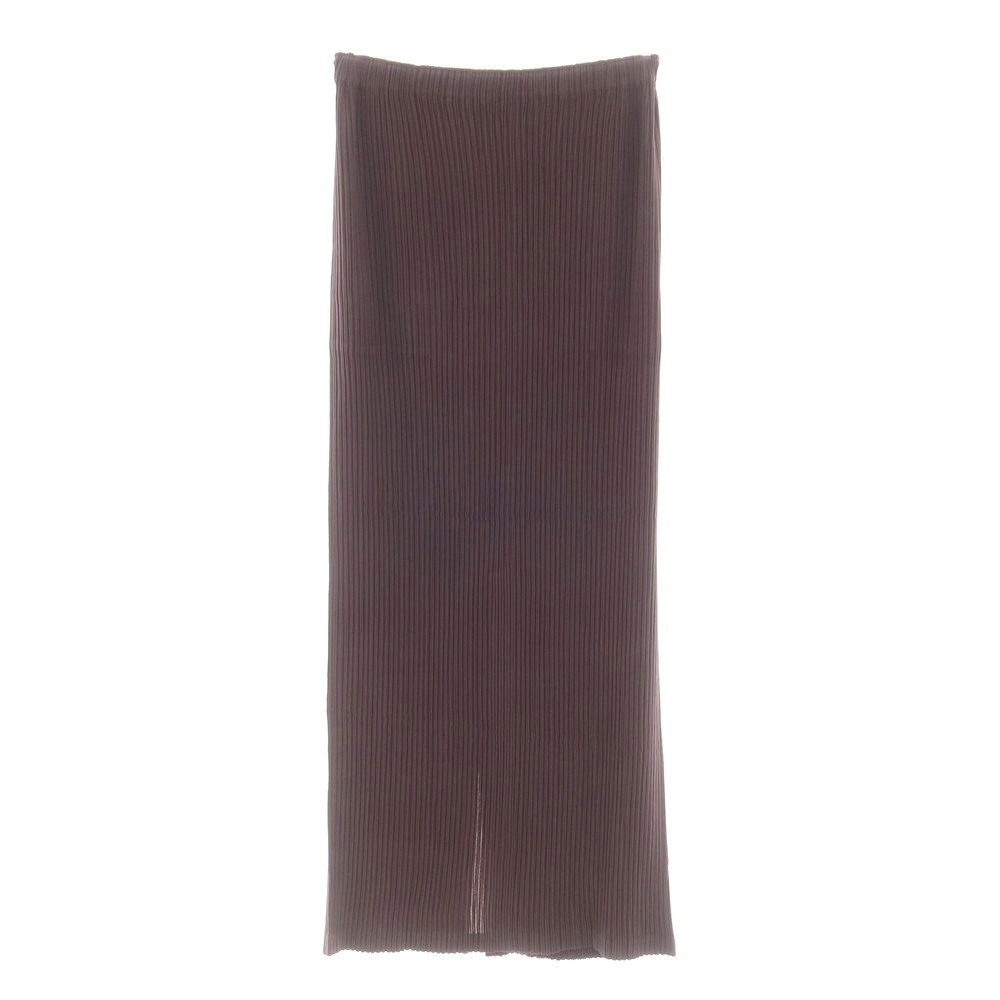 【中古】イッセイミヤケ ISSEY MIYAKE 2025年春夏 ポリエステル系 筋目 ロングスコート パープルブラウン【大きさ書きあらわすなし（L位）】【PUP】【S/S】【物質の状態序列付けるA】【レディース】【749270】[CPD]