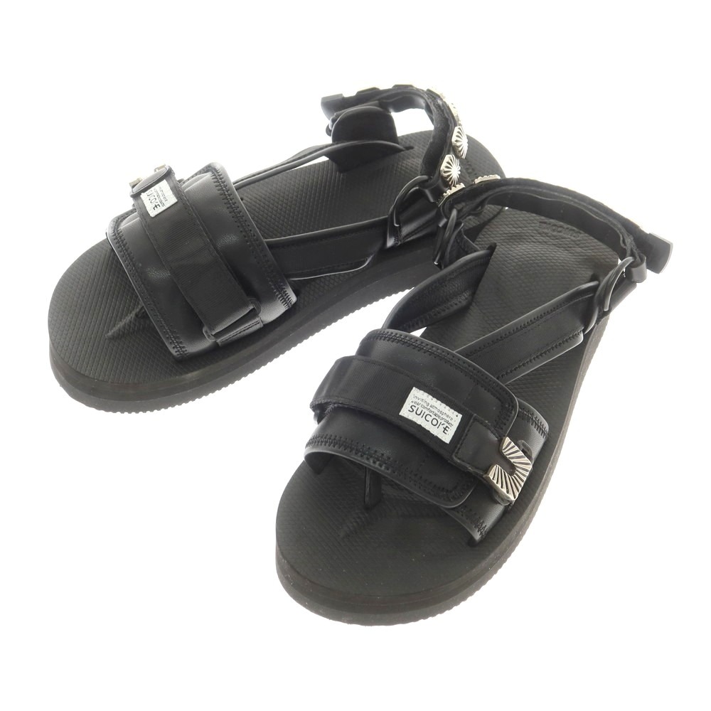 【中古】トーガ TOGA × SUICOKE サンダル ブラック【サイズ26】【BLK】【S/S】【状態ランクB】【ユニセックス】【749197】[BPD]