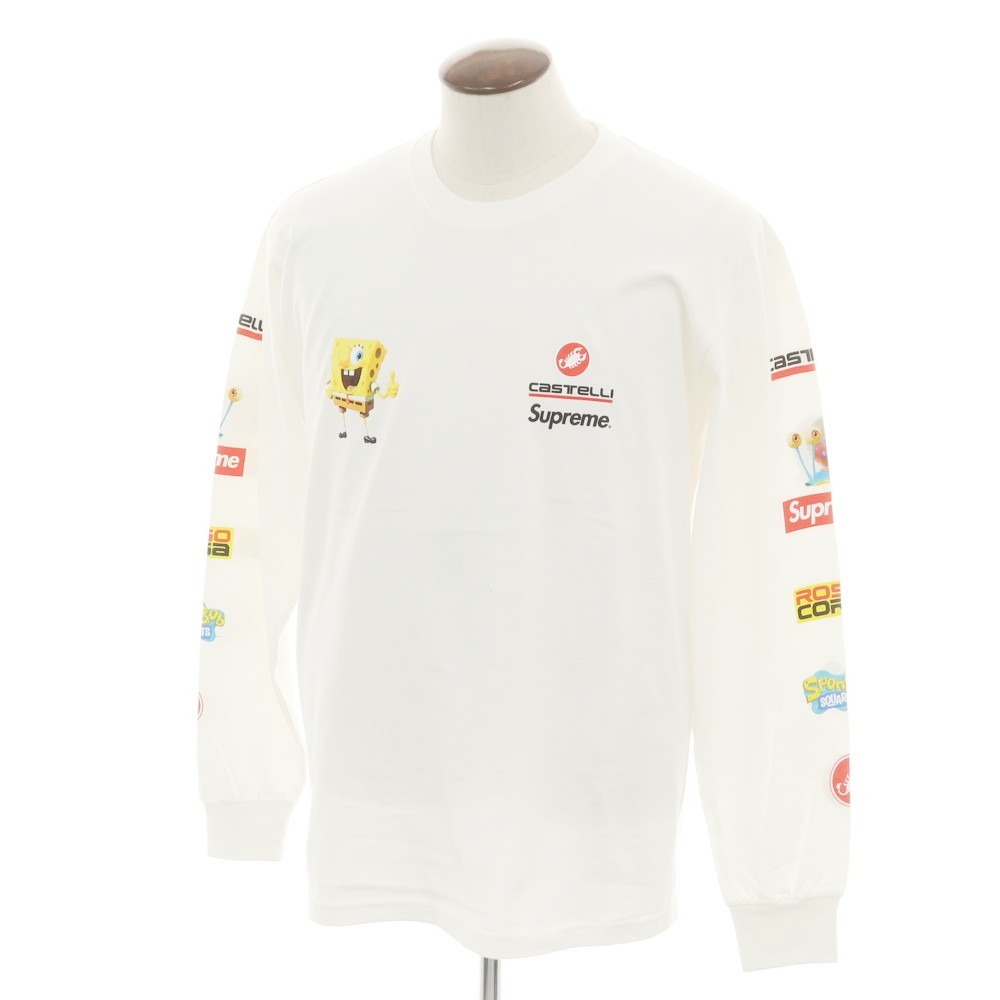 supreme スポンジボブ ロングスリーブTシャツ ホワイト M 新品未使用 Supreme ロンT スポンジボブ - メルカリ