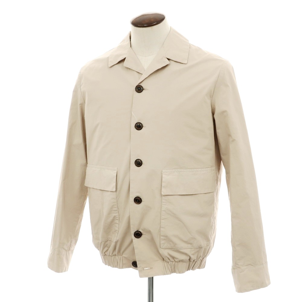 【新品】ヤコブコーエン JACOB COHEN ストレッチコットン ブルゾン ライトベージュ【サイズ50】【S/S】【状態ランクN】【メンズ】[APD]