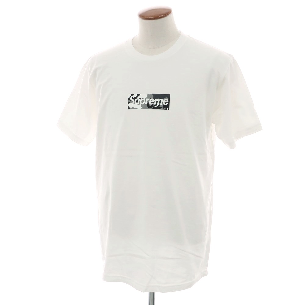 【中古】シュプリーム Supreme 2025年春夏 Miami Box Logo Tee コットン 半袖Ｔシャツ ホワイト【サイズM】【S/S】【状態ランクA】【メンズ】[BPD]