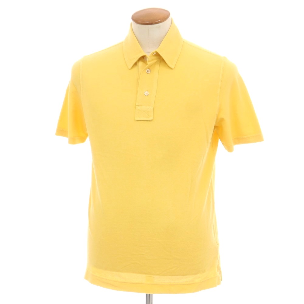 【SALE10%OFF/返品不可】【新品アウトレット】ザノーネ ZANONE コットン 半袖ポロシャツ イエロー【サイズ46】【S/S】【状態ランクN-】【メンズ】[CPD]｜リタリオリブロ