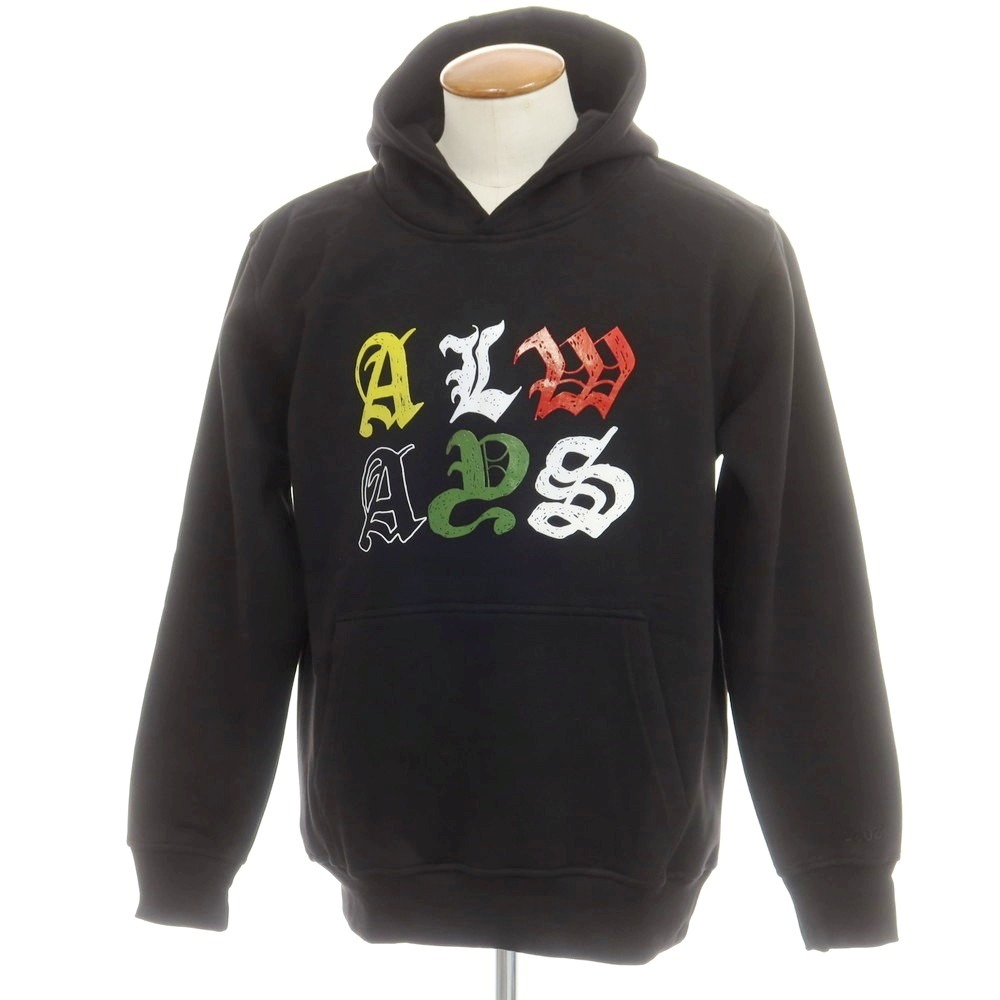 【中古】オールウェイズ ドゥ ワット ユー シュッド ドゥ ALWAYS DO WHAT YOU SHOULD DO コットン プルオーバー パーカー ブラック【サイズM】【A/W】【状態ランクA】【メンズ】[EPD]｜リタリオリブロ