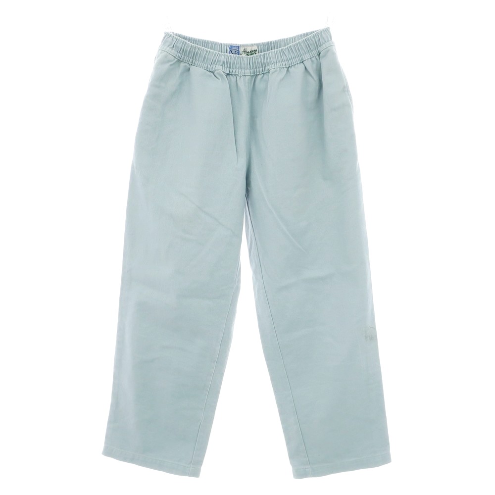 【中古】オールウェイズ ドゥ ワット ユー シュッド ドゥ ALWAYS DO WHAT YOU SHOULD DO ツイルコットン イージーパンツ ライトブルー系【サイズS】【S/S】【状態ランクC】【メンズ】[BPD]