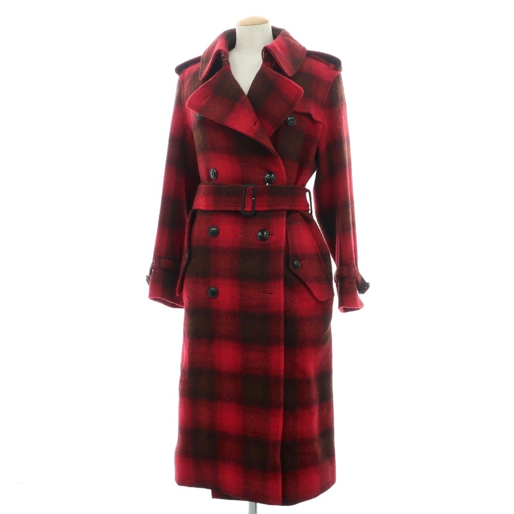 【新品】グレンフェル GRENFELL Chloe 羊毛 照合のしるし トレンチコート 赤いこと系【大きさ38】【A/W】【物質の状態序列付けるN】【レディース】[EPD]