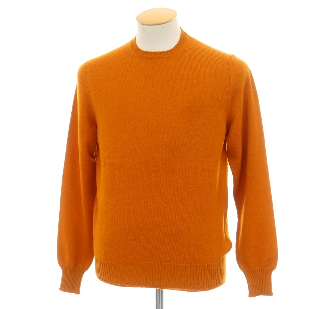 【新品】ドルモア DRUMOHR カシミヤ クルーネック プルオーバーニット オレンジ【サイズ46】【A/W】【状態ランクN】【メンズ】[EPD]｜リタリオリブロ