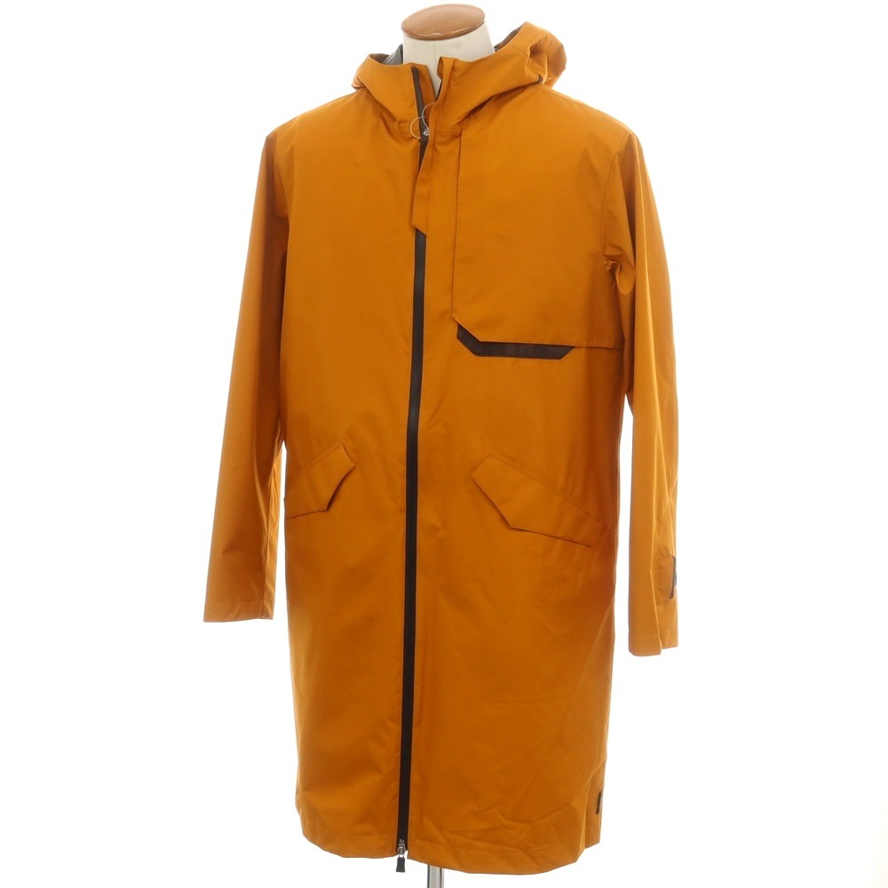【SALE10%OFF/返品不可】【中古】地獄ノ Herno Laminar ゴアテックス ポリエステル フーデッド厚地の外套 オレンジ色系【大きさ48】【S/S/A/W】【物質の状態価値づけるB】【メンズ】[CPD]
