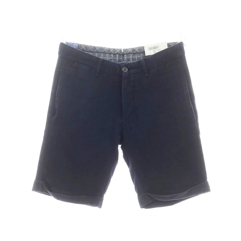 【中古】ラルディーニ LARDINI WHY NOT コットン ショートパンツ ネイビー【サイズ30】【S/S】【状態ランクB】【メンズ】[APD]