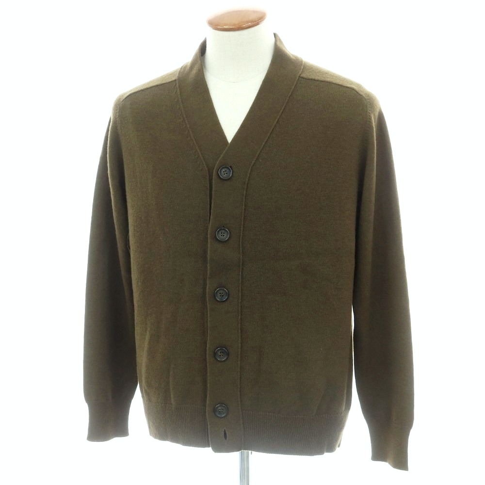 【新品】アスペジ ASPESI ウール ニット カーディガン オリーブ【サイズ48】【A/W】【状態ランクN】【メンズ】[DPD]
