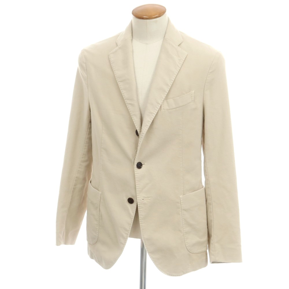 【新品アウトレット】ドルモア DRUMOHR モールスキンコットン カジュアルジャケット ベージュ【サイズ48】【S/S/A/W】【状態ランクN-】【メンズ】[APD]