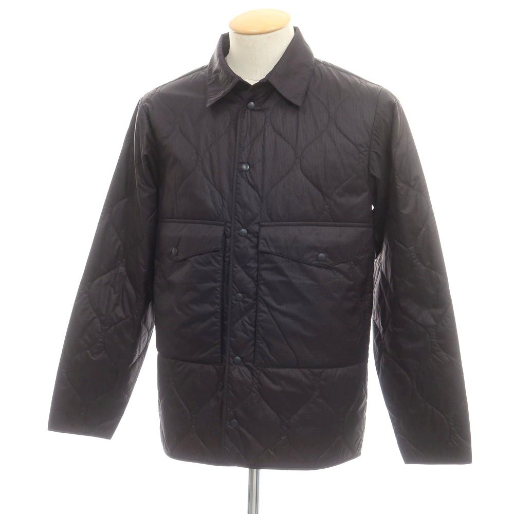 【新品】アスペジ ASPESI リップストップナイロン 中綿 キルティング シャツブルゾン ブラック【サイズXS】【A/W】【状態ランクN】【メンズ】[DPD]｜リタリオリブロ