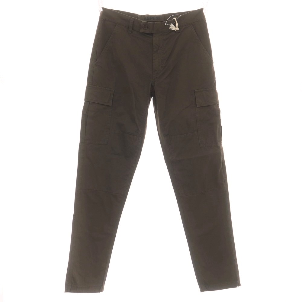 【SALE10%OFF/返品不可】【新品】アスペジ ASPESI 綿織物 カーゴパンツ ダークアッシュブラウン【大いさ48】【S/S】【物質の状態序列付けるN】【メンズ】[BPD]