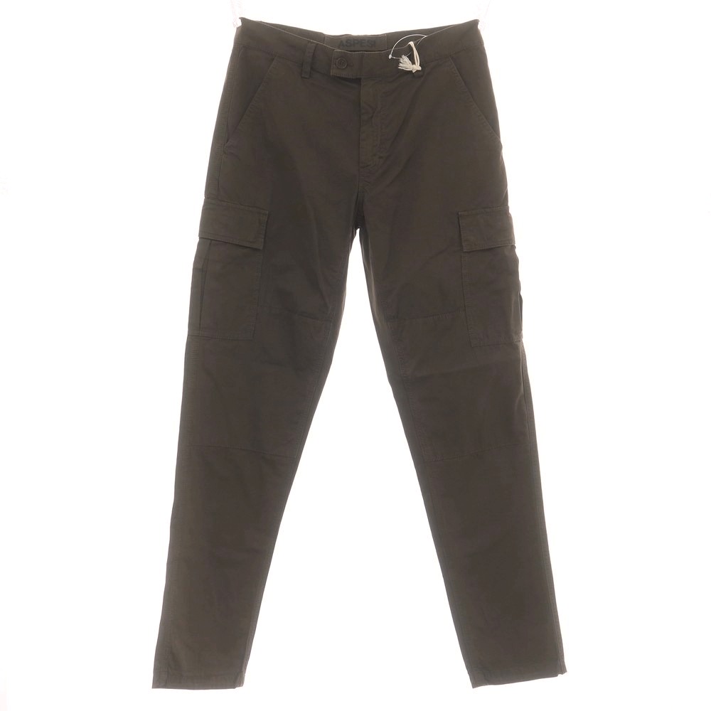 【SALE10%OFF/返品不可】【新品】アスペジ ASPESI 綿織物 カーゴパンツ ダークアッシュブラウン【大いさ50】【S/S】【物質の状態序列付けるN】【メンズ】[BPD]