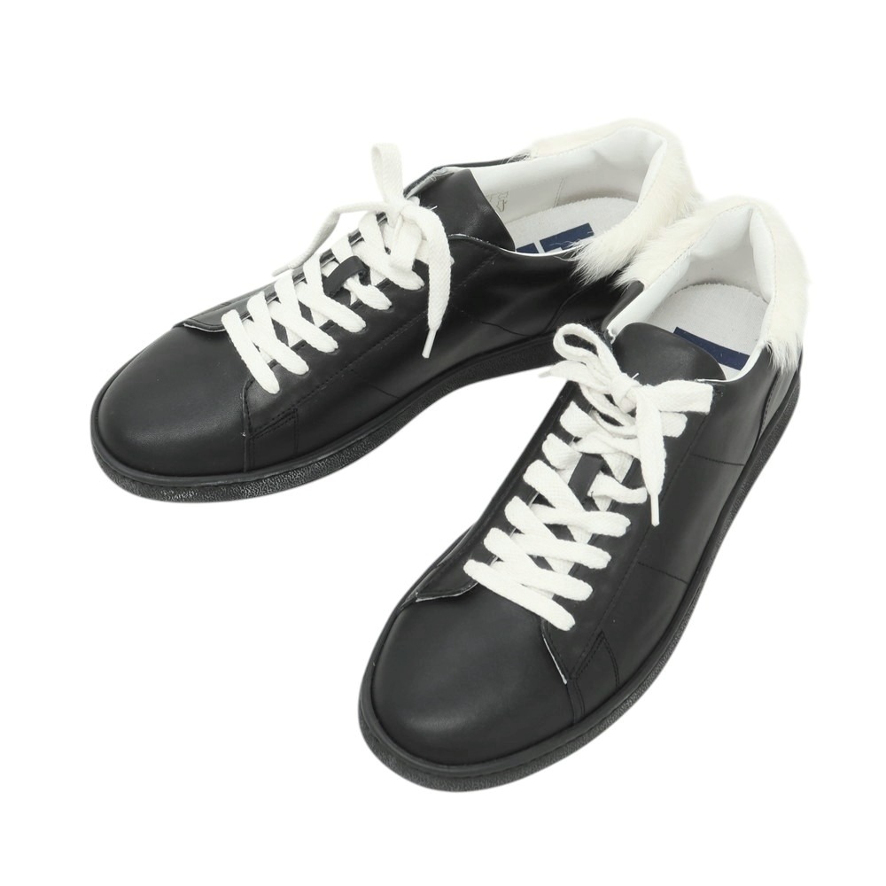 【新品アウトレット】ローヴ rov レザー スニーカー ブラック【サイズ42（26.5）】【S/S/A/W】【状態ランクN-】【メンズ】
