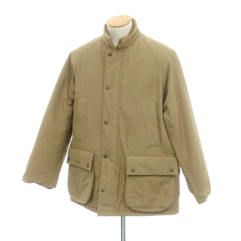 【SALE10%OFF/返品不可】【中古】バブアー Barbour &times; BARACUTA ポリエステルコットン 中綿入り ジャケット ブルゾン ベージュ【サイズＳ】【A/W】【状態ランクB】【メンズ】[CPD]｜リタリオリブロ
