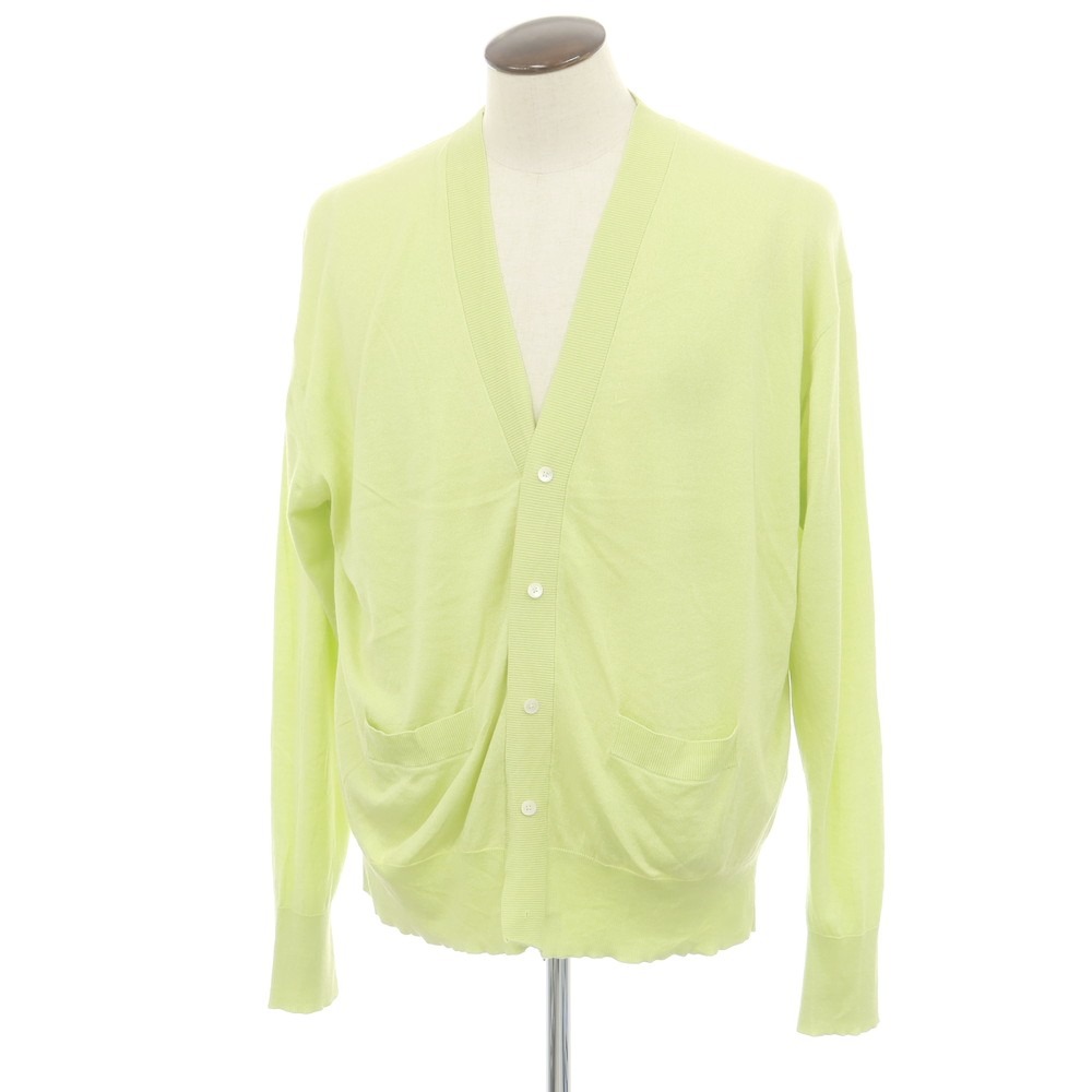【SALE10%OFF/返品不可】【中古】マーティーアンドサンズ MAATEE＆SONS ハイゲージシルクカシミヤ ジレー 菩提樹緑であること【大きさ3】【S/S/A/W】【物質の状態位置づけるB】【メンズ】[APD]
