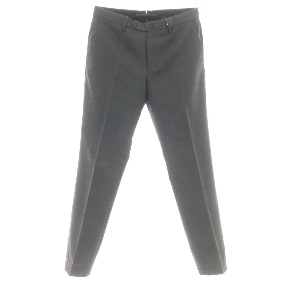 【中古】インコテックス スローウェア INCOTEX SLOWEAR ストレッチ ウールポリエステル ドレススラックスパンツ グレー【サイズ46】【A/W】【状態ランクB】【メンズ】[CPD]