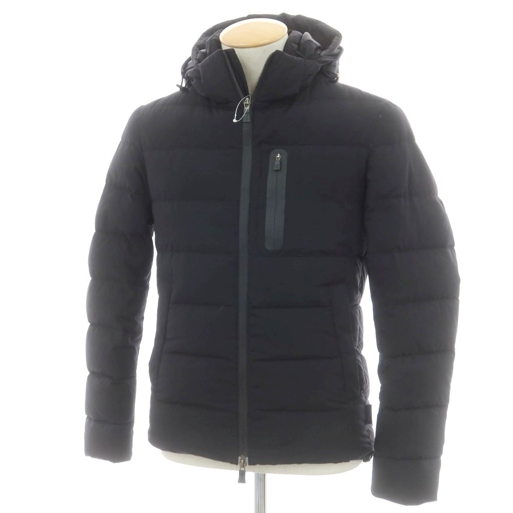 【SALE10%OFF/返品不可】【中古】地獄ノ Herno ポリエステル ダブルジップ 落ちこむ上衣 黒いこと【大きさ42】【A/W】【物質の状態位置づけるC】【メンズ】[CPD]