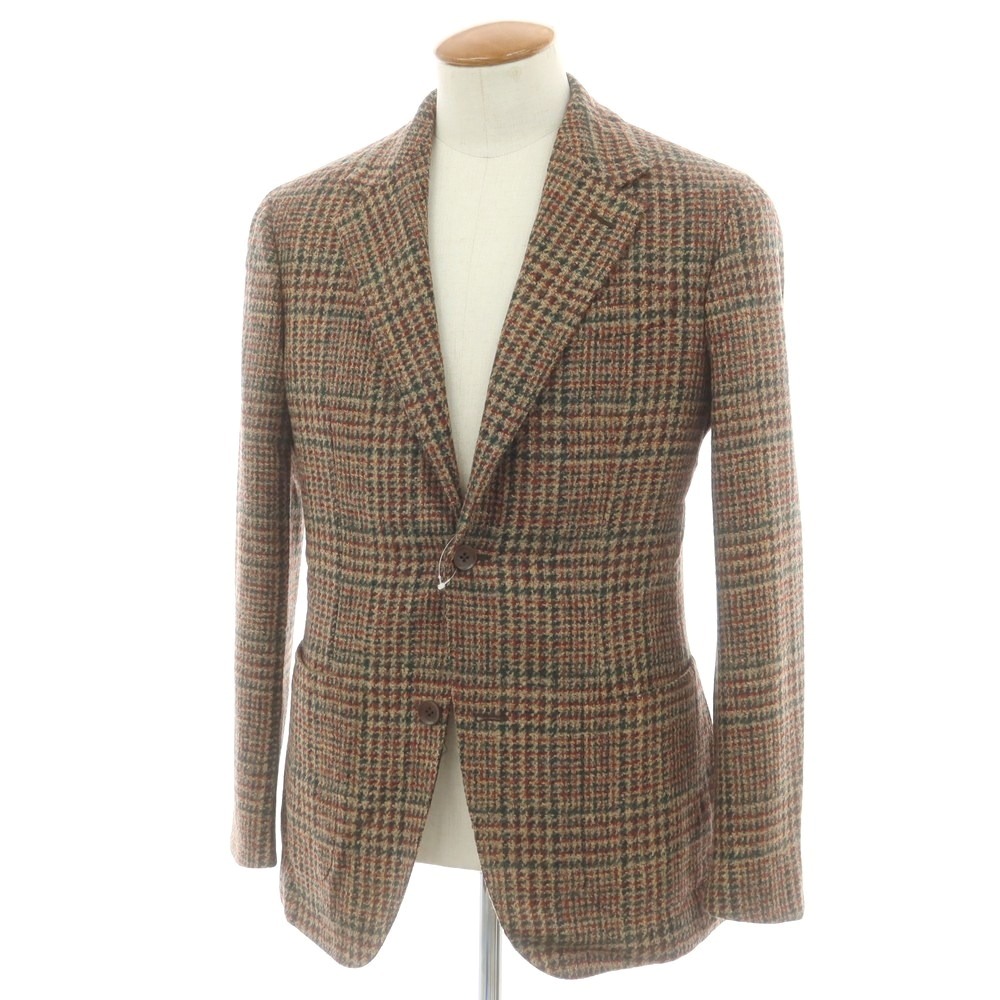 楽天市場】【中古】エルネスト ernesto チェック ツイードウール