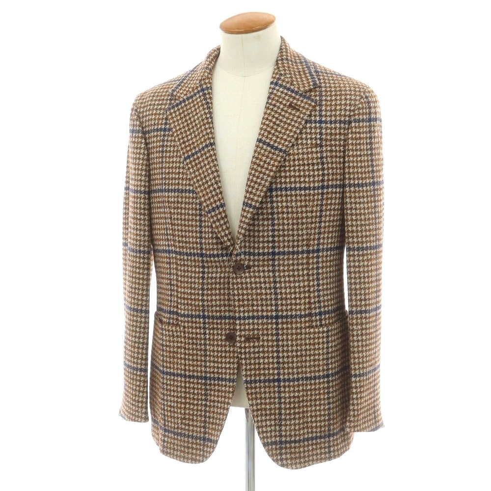 楽天市場】【中古】エルネスト ernesto チェック ツイードウール