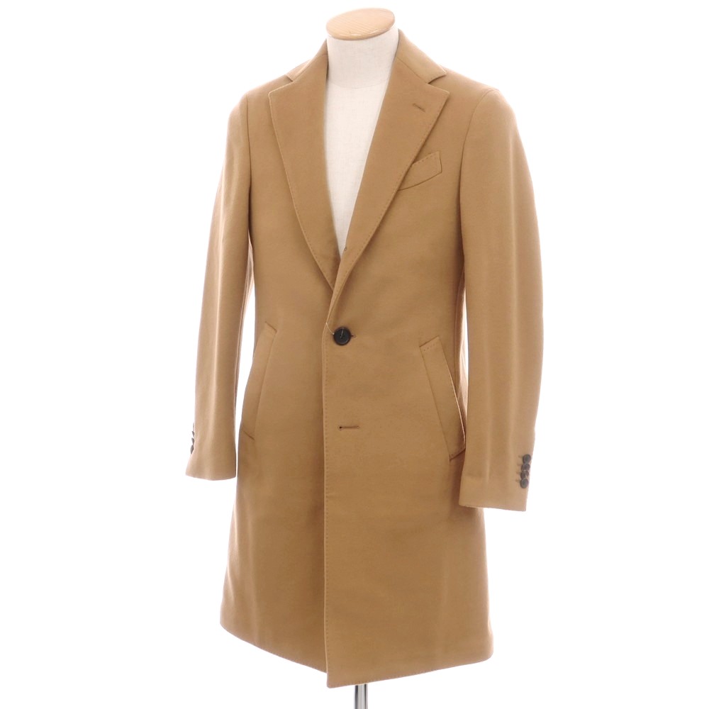 【中古】ラルディーニ LARDINI ウール チェスターフィールドコート キャメル【サイズ42】【A/W】【状態ランクB】【メンズ】[CPD]