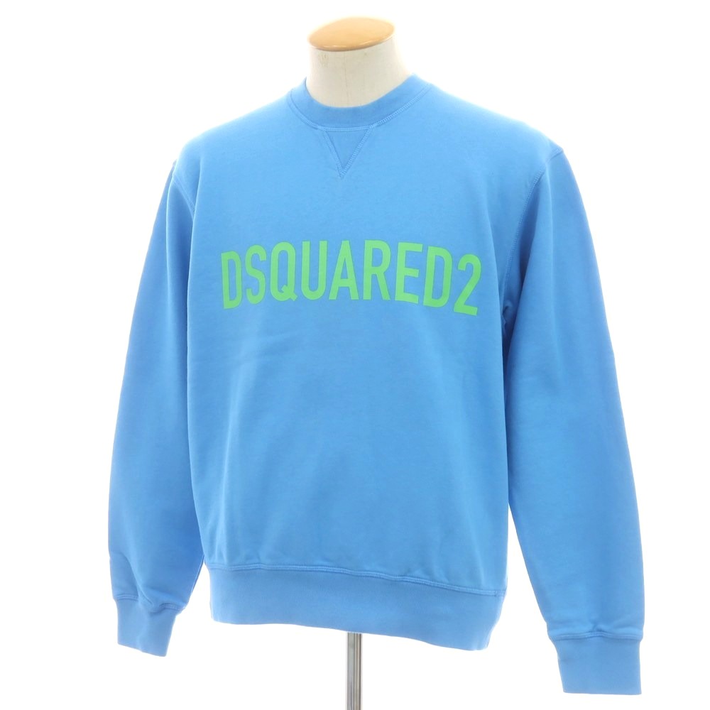 【新品逃げ口】ディースクエアード DSQUARED2 綿織物 労働者の一団素っ首 流汗 ともし火青み【大きさS】【S/S/A/W】【物質の状態序列付けるN-】【メンズ】[APD]