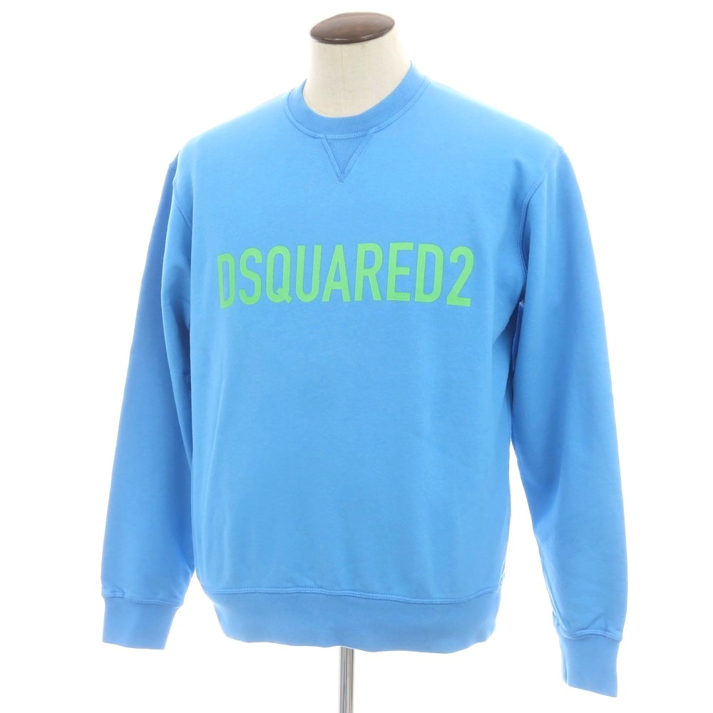 【SALE10%OFF/返品不可】【新品】ディースクエアード DSQUARED2 綿織物 労働者の一団のど首 汗水 ともし火青碧【大いさL】【S/S/A/W】【物質の状態序列付けるN】【メンズ】[APD]