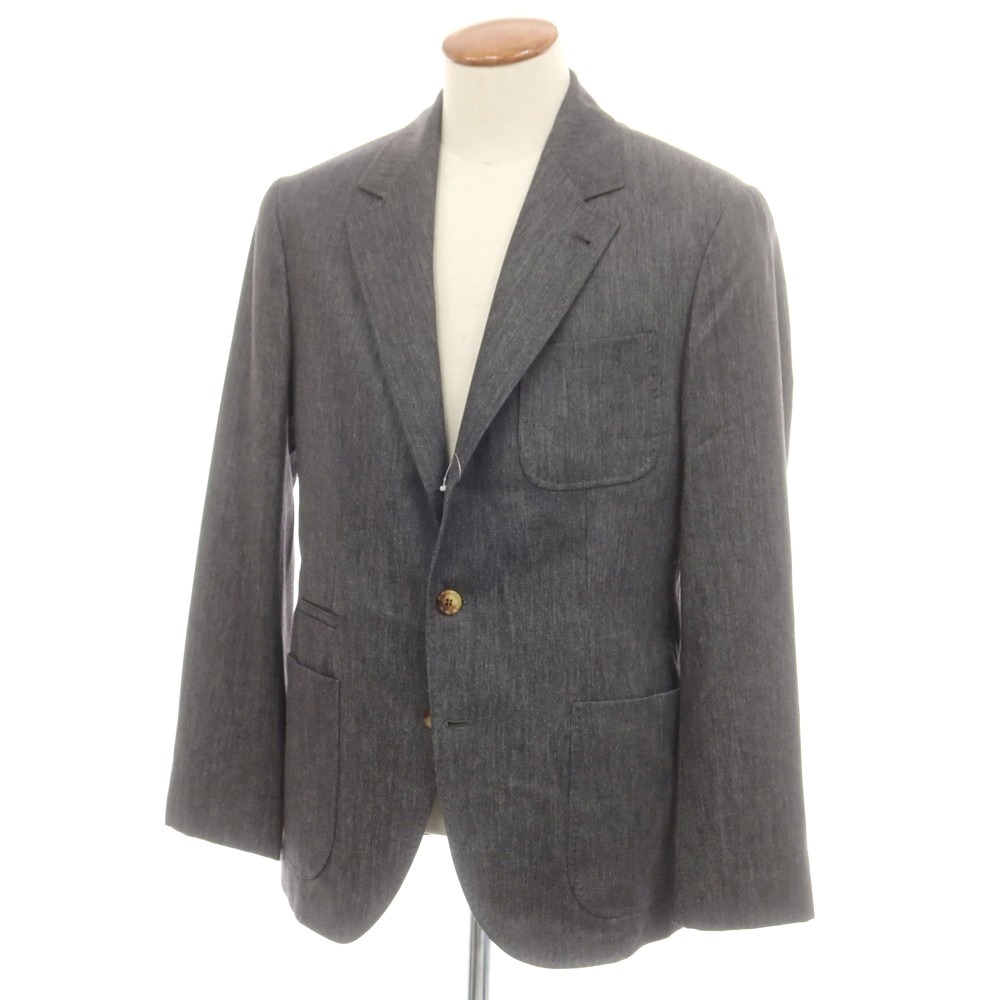 楽天市場】【中古】 Brunello Cucinelli ブルネロクチネリ ﾘﾈﾝ ｼﾞｬｹｯﾄ
