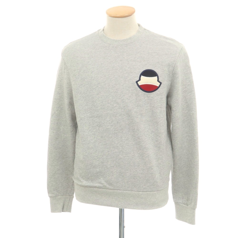 【中古】モンクレール MONCLER コットン クルーネック スウェット グレー【サイズS】【S/S/A/W】【状態ランクB】【メンズ】 19,246円