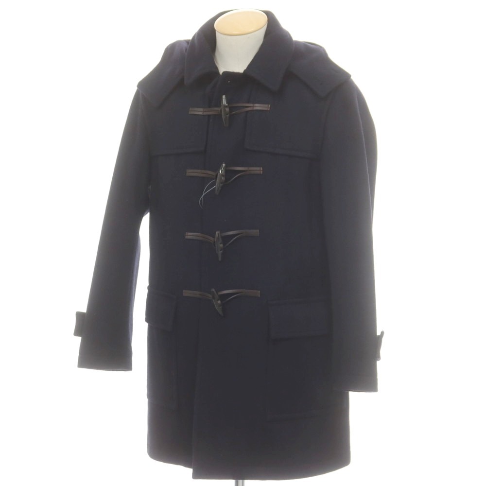 【SALE10%OFF/返品不可】【中古】コーチ COACH ウールレーヨンナイロンアクリルポリエステル ダッフルコート ダークネイビー【サイズXS】【A/W】【状態ランクB】【メンズ】[CPD]｜リタリオリブロ