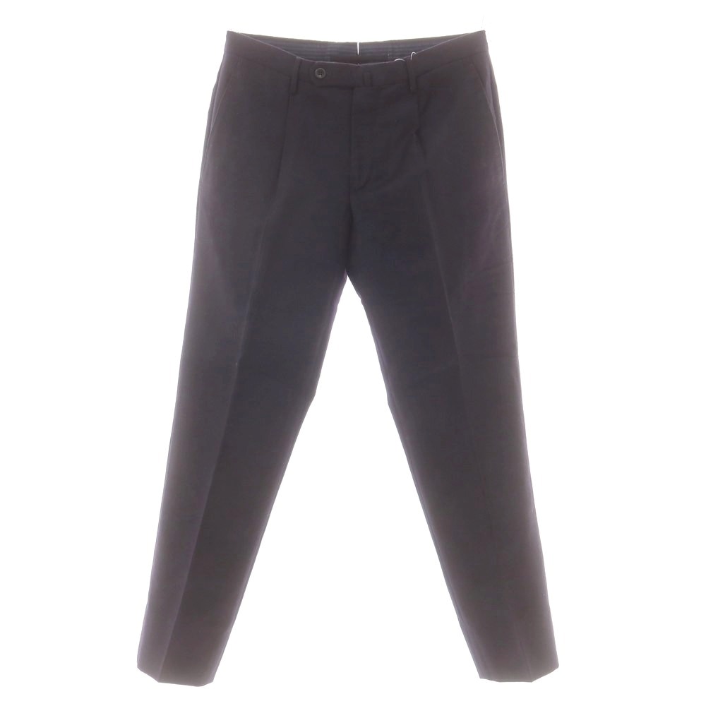 【中古】インコテックス INCOTEX ウール ドレススラックスパンツ ネイビー【サイズ44】【A/W】【状態ランクB】【メンズ】[CPD]