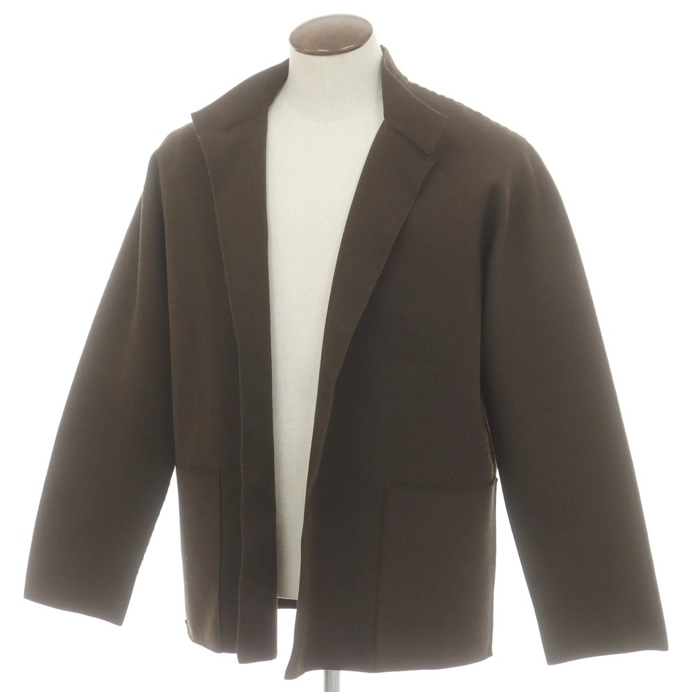 【中古】オム プリッセ イッセイミヤケ HOMME PLISSE ISSEY MIYAKE 2025年春夏 編み物 ジレー うす暗い赤銅色【大きさ書きあらわすなし（L位）】【A/W】【物質の状態序列付けるA】【メンズ】[CPD]