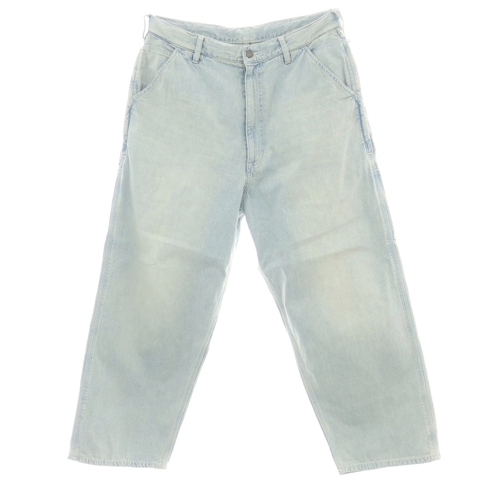 【中古】エスエスズィー SSZ コットン デニム イージー ペインターパンツ ライトブルー【サイズM】【S/S/A/W】【状態ランクB】【メンズ】