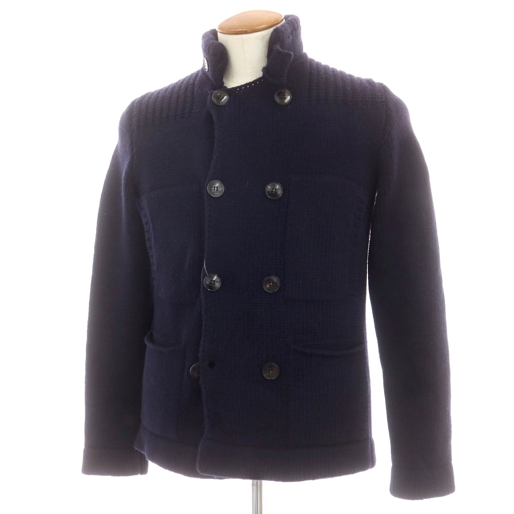 【中古】ロベルトコリーナ ROBERTO COLLINA ミドルゲージウール ジレー 米国海軍【大きさ48】【A/W】【物質の状態序列付けるC】【メンズ】[CPD]