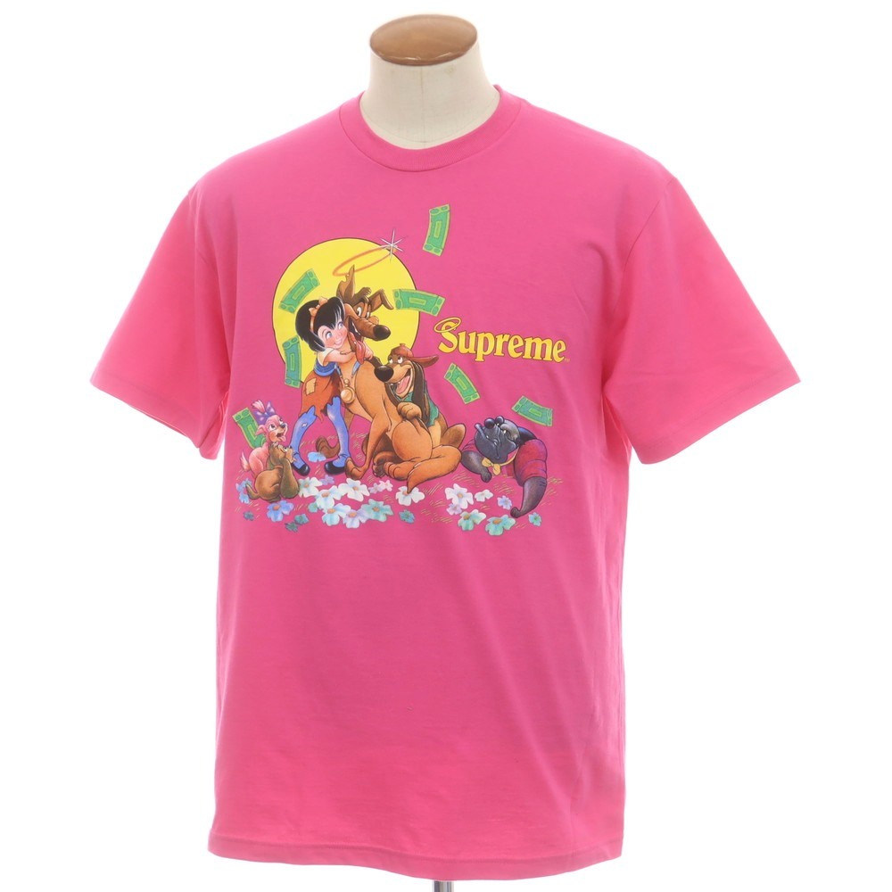 【SALE10%OFF/返品不可】【中古】シュプリーム Supreme 2025年秋冬 All Dogs Go To Heaven Tee 半袖Ｔシャツ さくら色【大きさM】【S/S】【物質の状態位置づけるA】【メンズ】[BPD]
