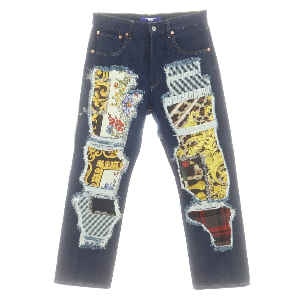 【中古】ジュンヤワタナベ マン JUNYA WATANABE MAN 2025年春夏 コットン ジーンズ デニムパンツ ネイビー【サイズM】【S/S/A/W】【状態ランクA】【メンズ】[BPD]｜リタリオリブロ
