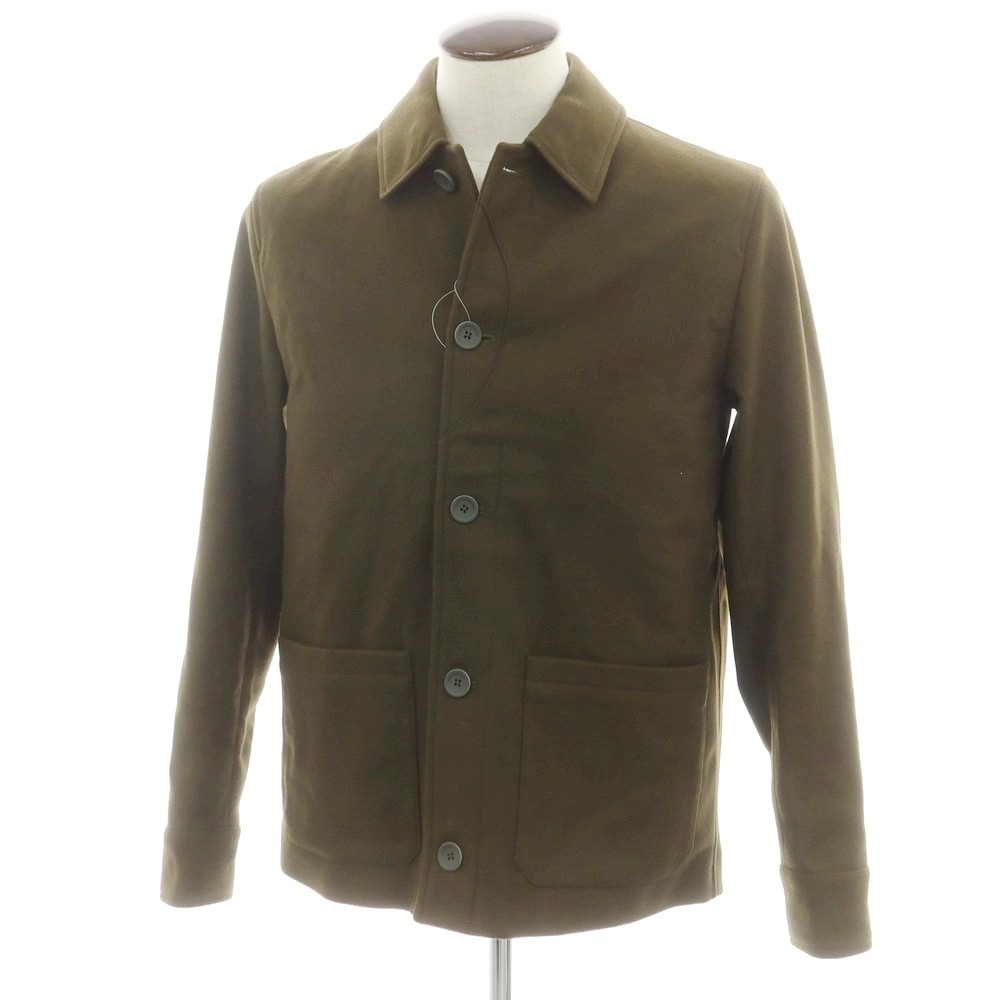 中古】ヘルノ Herno ウールナイロン カバーオール オリーブ【サイズ50