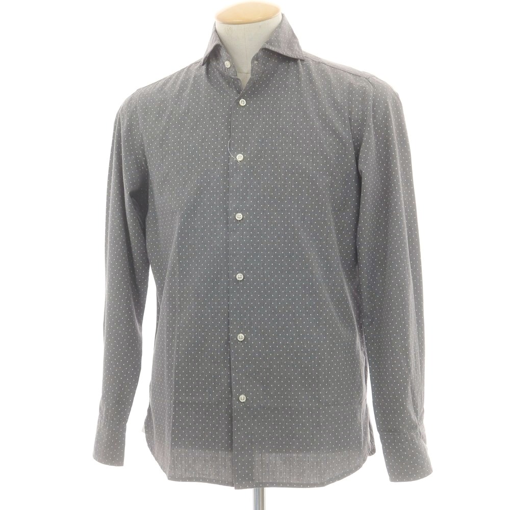 【中古】ギローバー GUY ROVER コットン ドット ホリゾンタルカラー カジュアルシャツ グレー【サイズS】【S/S/A/W】【状態ランクB】【メンズ】 4,510円