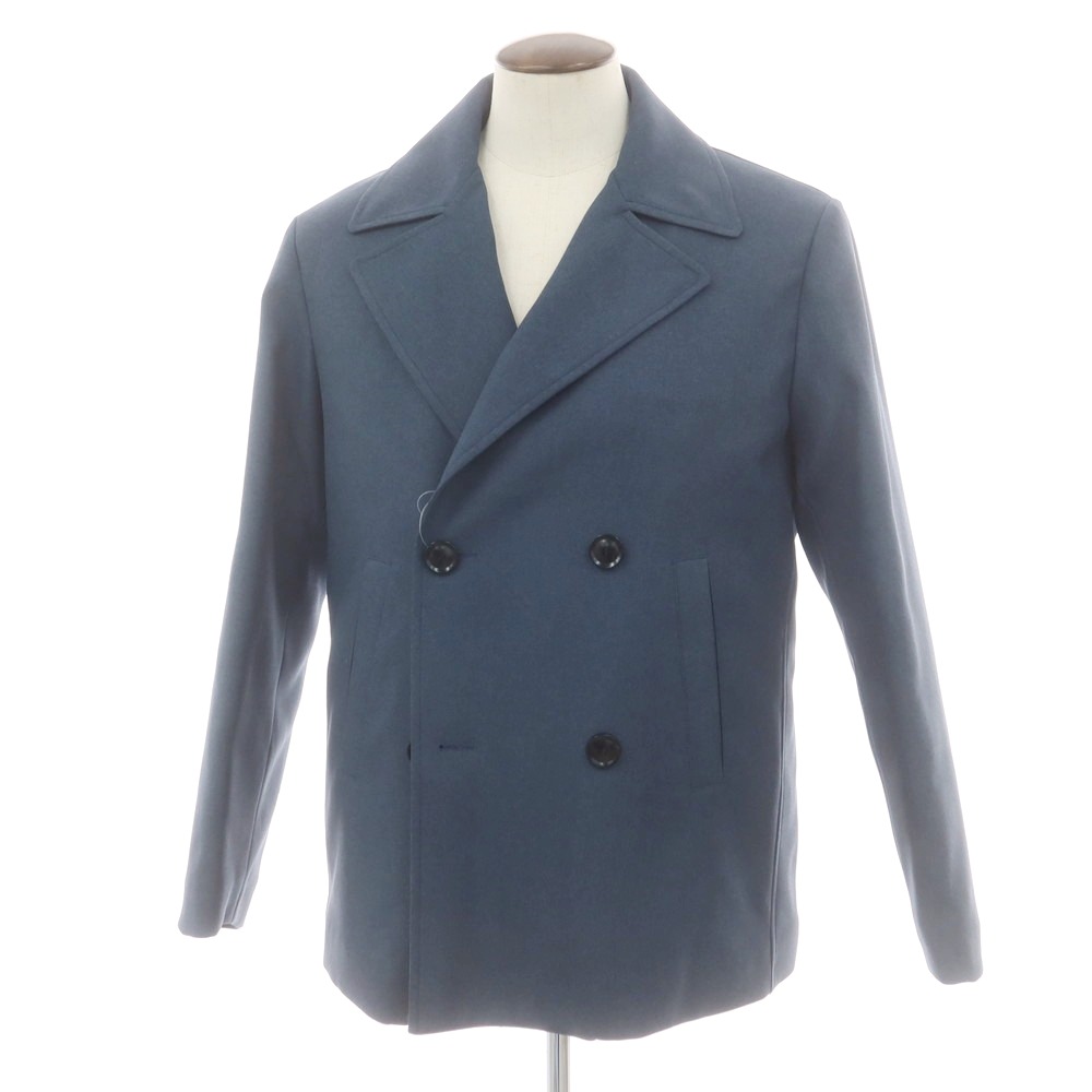 【新品】ドッピアアー DOPPIAA 中綿 ポリエステル ピーコート ライトネイビー【サイズ50】【A/W】【状態ランクN】【メンズ】[CPD]