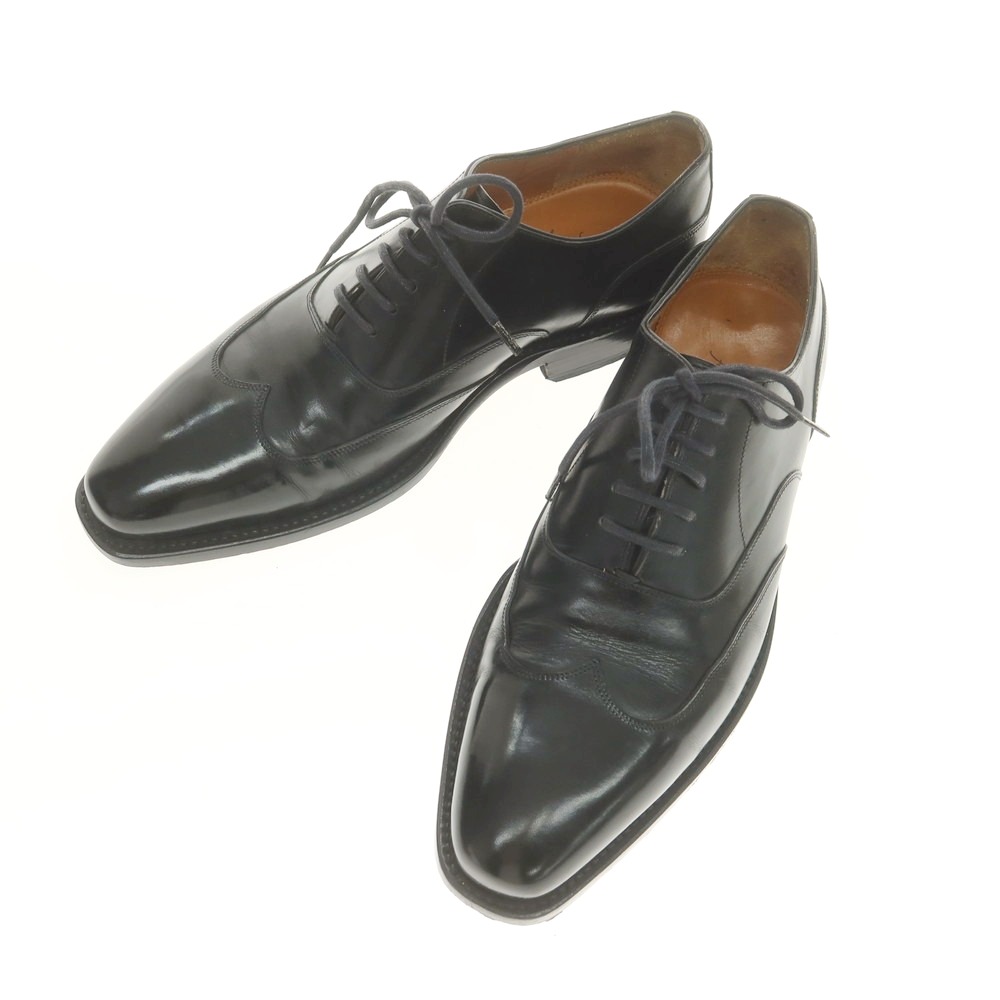 【SALE10%OFF/返品不可】【中古】ジャランスリウァヤ JALAN SRIWIJAYA ブラインドブローグ ドレスシューズ ブラック【サイズ39】【S/S/A/W】【状態ランクB】【メンズ】[BPD]｜リタリオリブロ