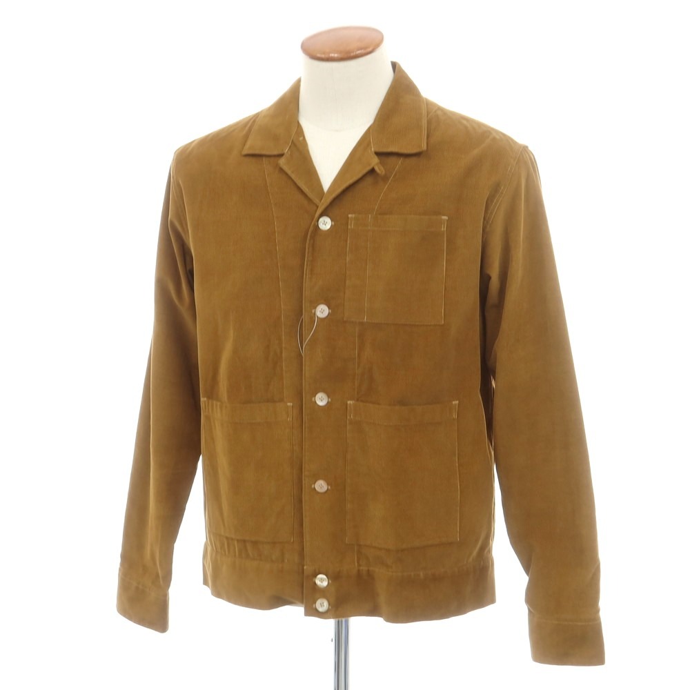 【中古】ザ ジジ THE GIGI コーデュロイ カバーオール ライトブラウン【サイズM】【A/W】【状態ランクB】【メンズ】[BPD]